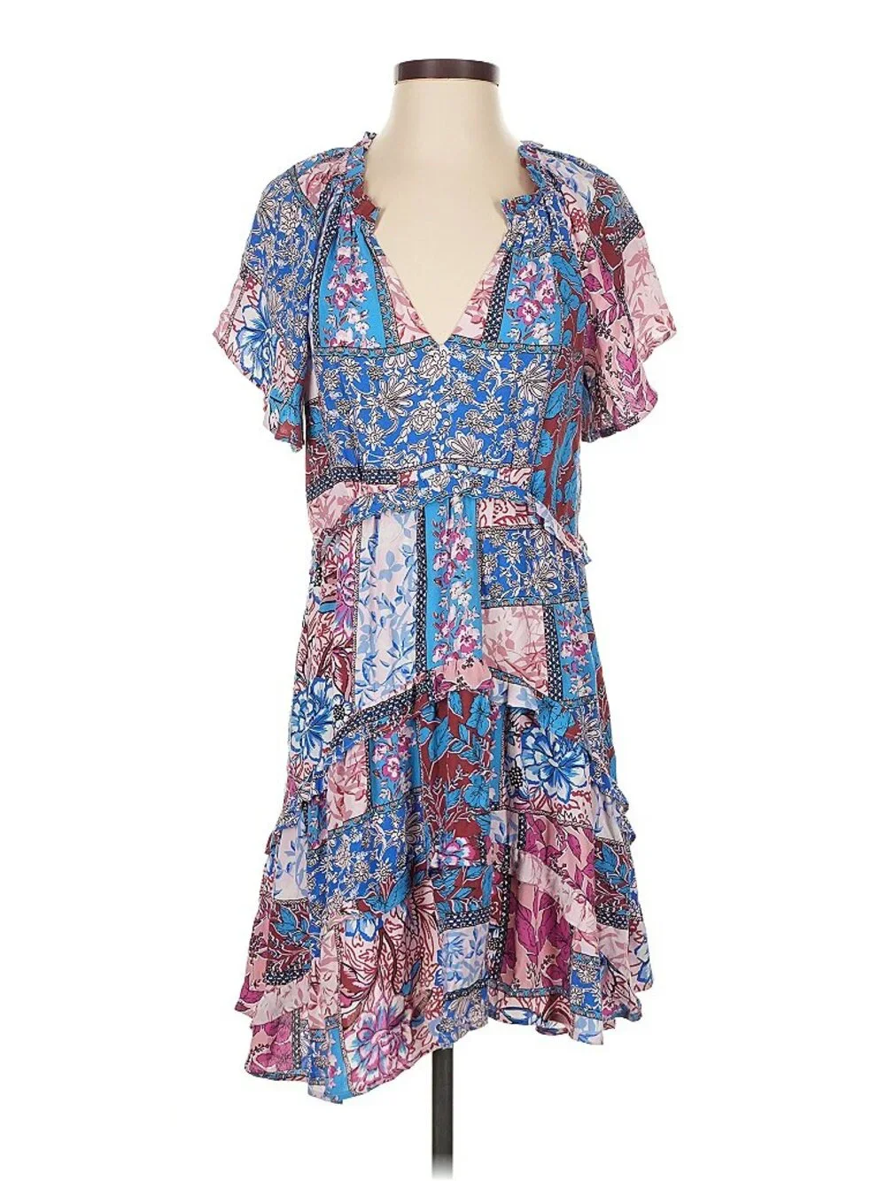 Anthropologie Robin Tiered Mini Dress โ Size XS - Picture 3 of 7